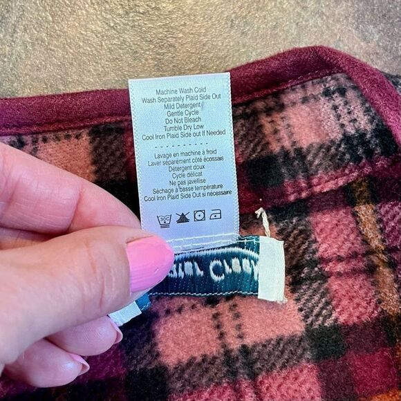 Coldwater Creek Reversible Cozy Canyon Jacket Small - Picture 10 of 11